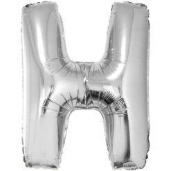 40" LTR Silver H Foil Balloon