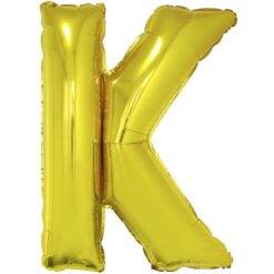 40" LTR Gold K Foil Balloon