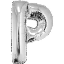 40" LTR Silver P Foil Balloon
