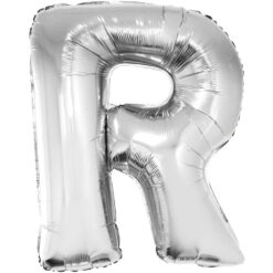 40" LTR Silver R Foil Balloon
