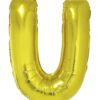40&Quot; Ltr Gold U Foil Balloon