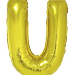 40" LTR Gold U Foil Balloon