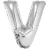 40&Quot; Ltr Silver V Foil Balloon