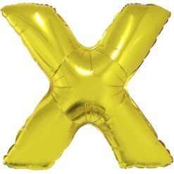 40" LTR Gold X Foil Balloon