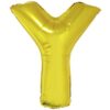 40" LTR Gold Y Foil Balloon