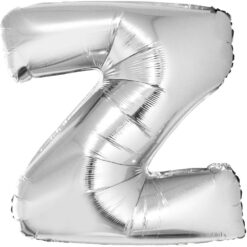 40" LTR Silver Z Foil Balloon