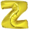 40" LTR Gold Z Foil Balloon