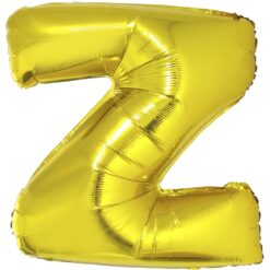 40" LTR Gold Z Foil Balloon