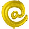 40&Quot; Ltr Gold @ Foil Balloon