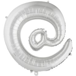 40" LTR Silver @ Foil Balloon