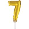 Cake Topper Gold 7 5&Quot; Foil Balloon