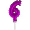 Cake Topper Pink 6 5&Quot; Foil Balloon