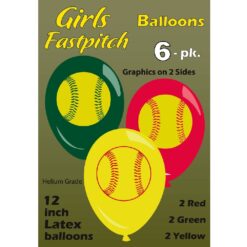 Fastpitch Latex Balloons 12" 6CT