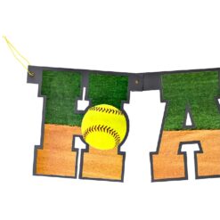 Fastpitch Happy Birthday Banner 7.75Ft