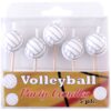 Volleyball Candles 5CT 2 Volleyball Candles 5Ct