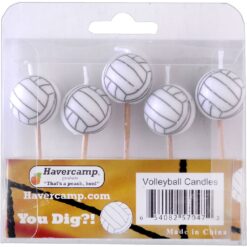 Volleyball Candles 5CT