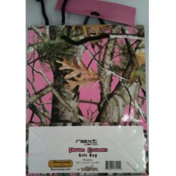 Pink Camo Gift Bag Medium w/Tissue
