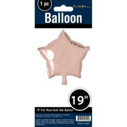 19" STR Rose Gold Balloon
