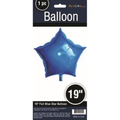 19" STR Blue Balloon 5 19&Quot; Str Blue Balloon
