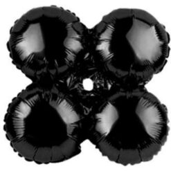 17" Quad Black Balloon