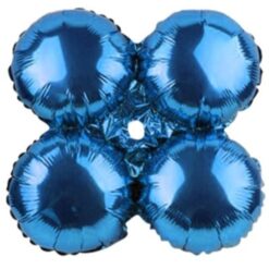 17" Quad Blue Balloon