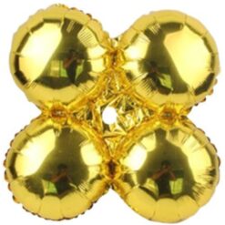 17" Quad Gold Balloon