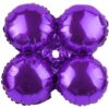 17&Quot; Quad Purple Balloon