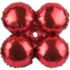 17" Quad Red Balloon