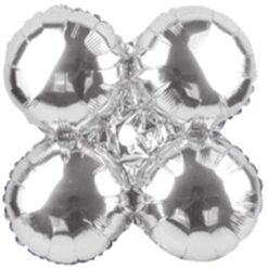 17" Quad Silver Balloon