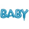 Blue Baby Air Fill Balloon Banner 1PC 2 Blue Baby Air Fill Balloon Banner 1Pc