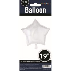 19" STR White Balloon