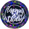 20" BOBO Happy Birthday Stripe Printed 2 20&Quot; Bobo Happy Birthday Stripe Printed