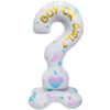 60&Quot; Shp Standing Gender Reveal Air Filled Balloon