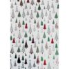 Multi Trees Metallic Christmas Wrapping Paper 24"x50' 1 Multi Trees Metallic Christmas Wrapping Paper 24&Quot;X50'