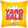 18&Quot; Sqr Yard Sale Foil Balloon