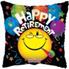 18&Quot; Sqr Smiley Retirement Balloon