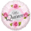 18&Quot; Rnd Mis Quince Roses Pink