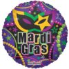 18&Quot; Rnd Mardi Gras Necklace Foil Bln