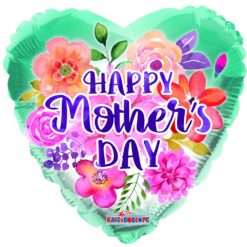 18" HRT Happy Mother's Day Floral BLN