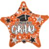18&Quot; Str Congrats Grad Orange Bln