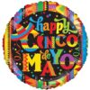 18&Quot; Rnd Happy Cinco De Mayo Balloon