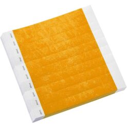 Wristband Glow Orange 3/4" Tyvek 500CT