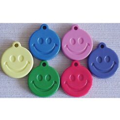 Smiley Plastic Balloon Weight 65g