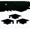 Black Grad Cap Confetti 1/2oz