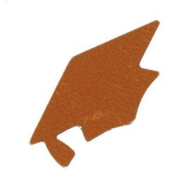 Orange Grad Cap Confetti 1/2oz