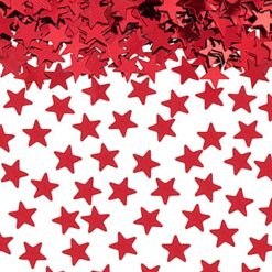 Star 1/4" Red Confetti 1/2oz