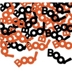 Confetti Word "BOO!" Halloween Pouch