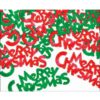 Confetti Merry Christmas Grn/Red