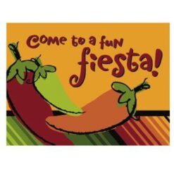 Fiesta Peppers Invitations 8CT