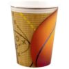 Basketball Fast Cups Hot/Cold 9oz 8CT